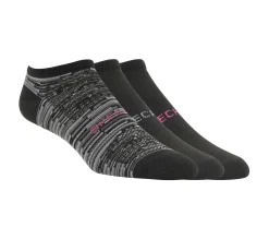 SKECHERS 3 Pack No Show Microfiber Socks>Mujer Calcetines|Accesorios