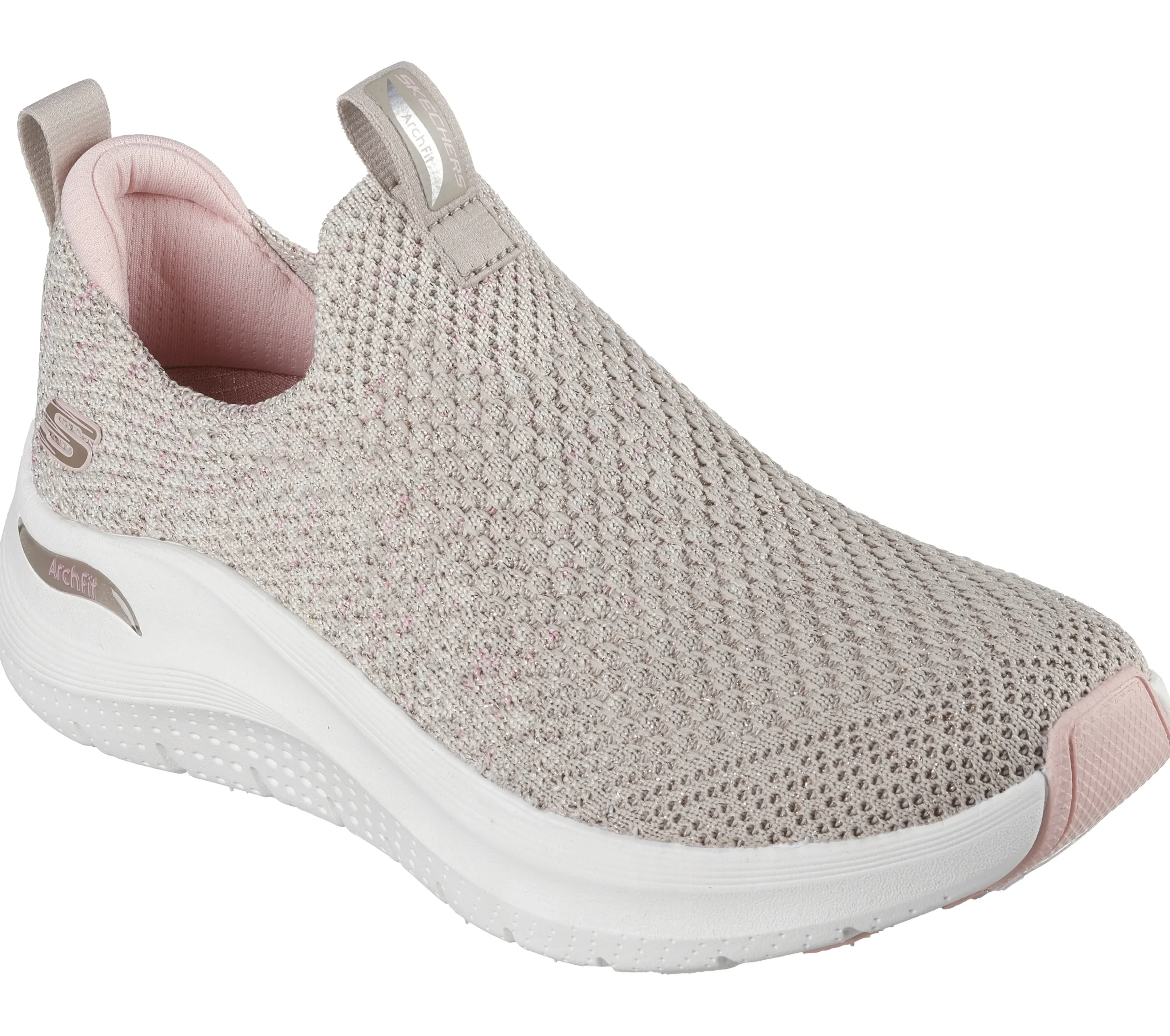 SKECHERS Arch Fit 2.0 - Sheer Shimmer>Mujer Sin Cordones|Zapatillas Casual