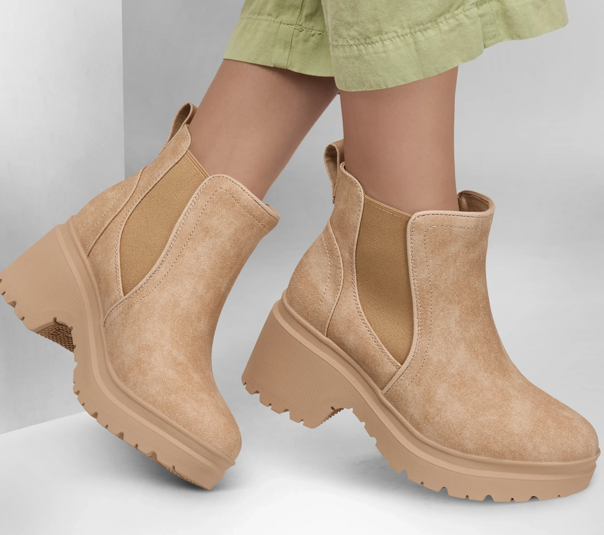 SKECHERS BOBS Tango>Mujer Cuñas|Sin Cordones