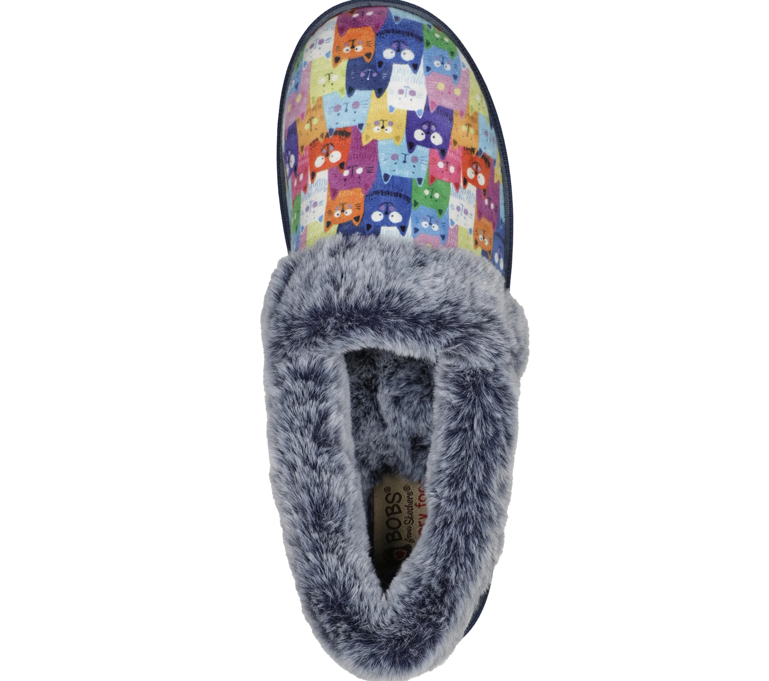 SKECHERS BOBS Too Cozy - Rockstar Pawty>Mujer Slippers