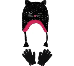 SKECHERS Cold Weather Star Foil Cat Hat Set>Niños Accesorios Para El Frío|Gorras