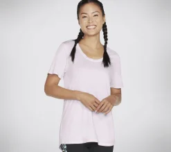 SKECHERS Diamond Wash Hatha Scoop Neck Tunic Tee>Mujer Tops Y Partes De Arriba|Tops Y Partes De Arriba