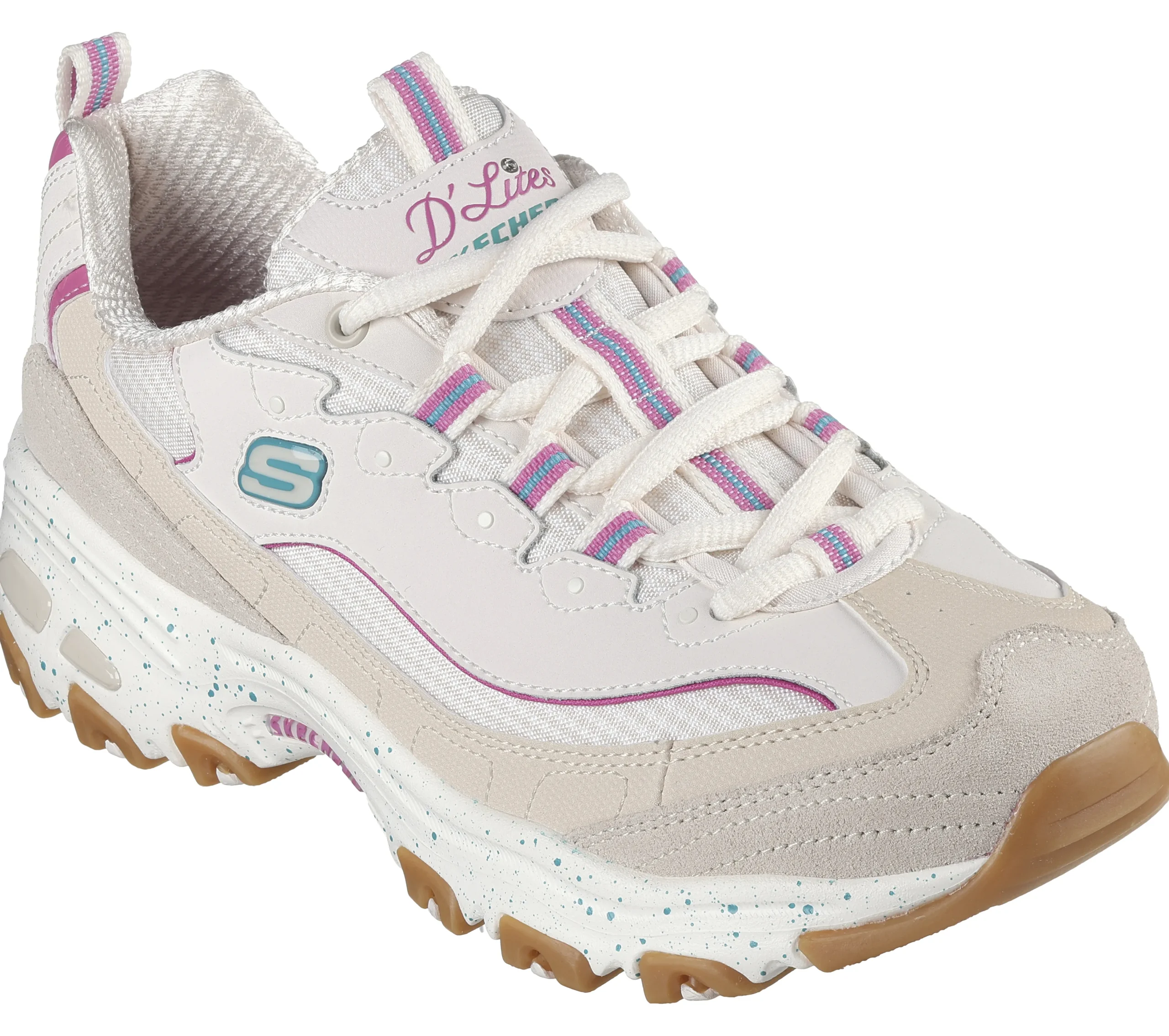 SKECHERS D'Lites - Bold Views>Mujer Con Cordones|Zapatillas Casual