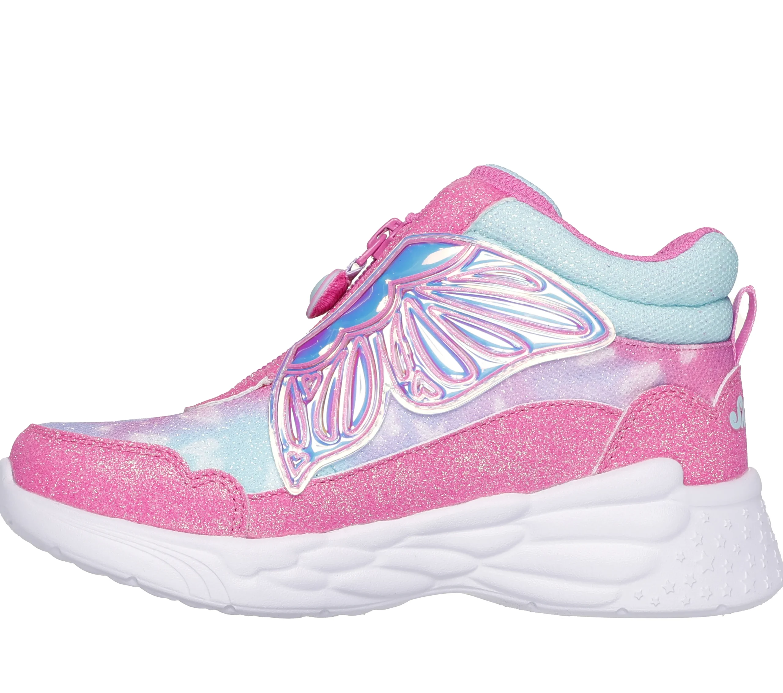 SKECHERS Dream Racer - Butterfly Express>Niños Sin Cordones|Con Luces