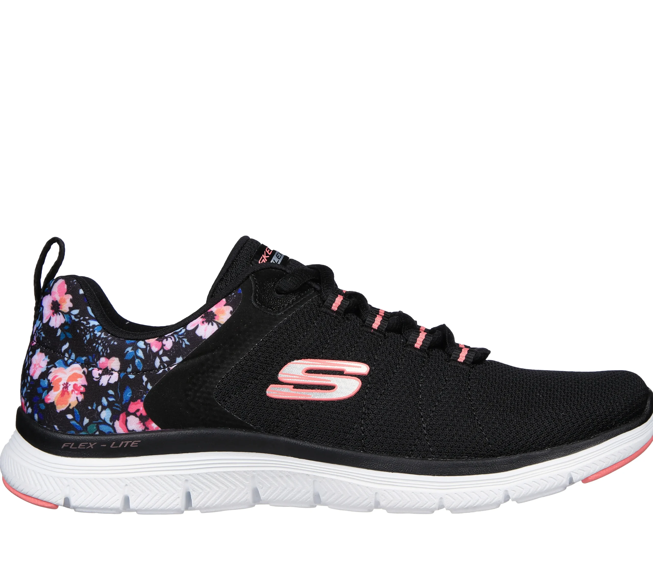SKECHERS FLEX APPEAL 4.0 - LET IT BLOSSOM>Mujer Con Cordones|Zapatillas Casual