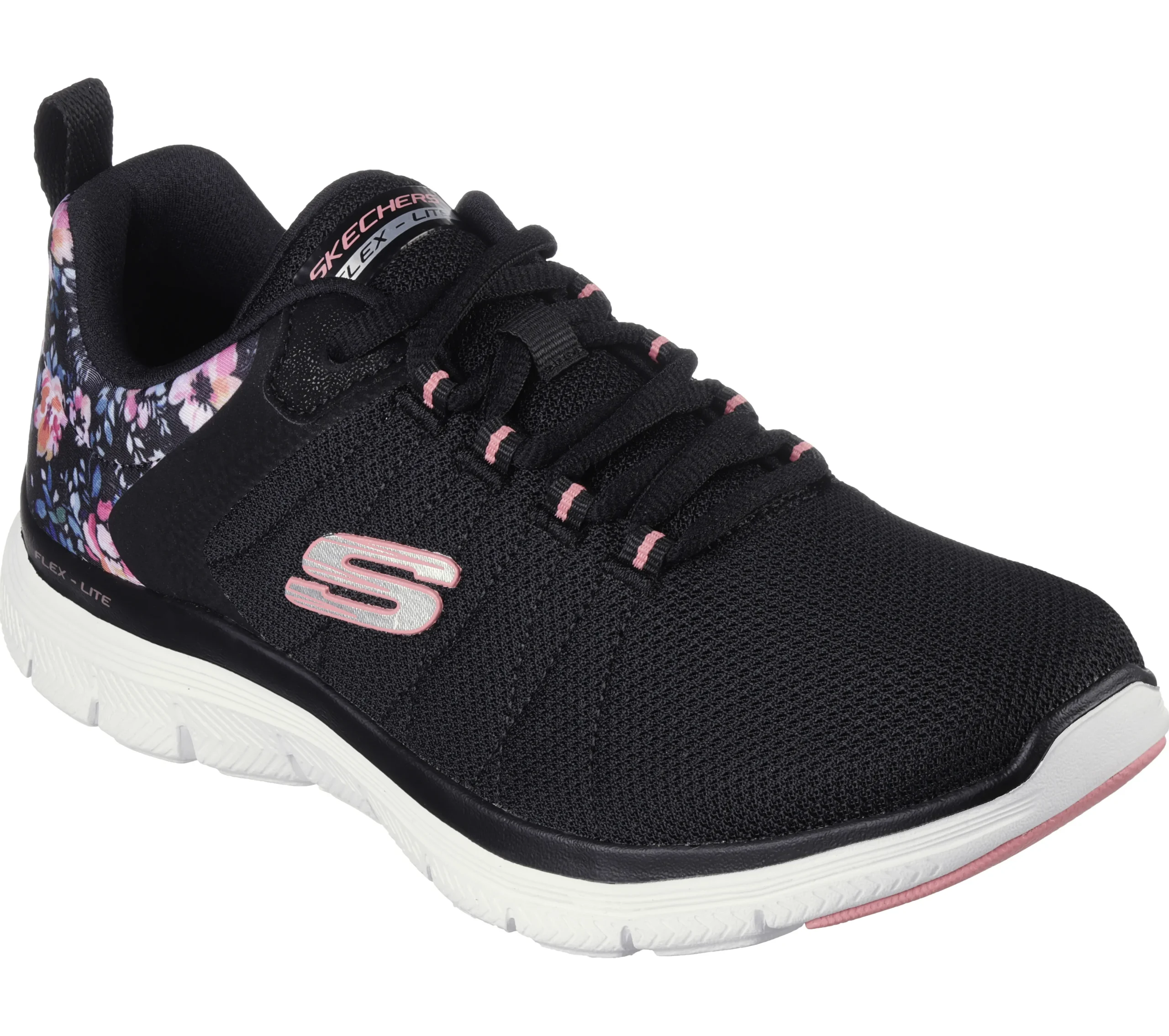 SKECHERS FLEX APPEAL 4.0 - LET IT BLOSSOM>Mujer Con Cordones|Zapatillas Casual