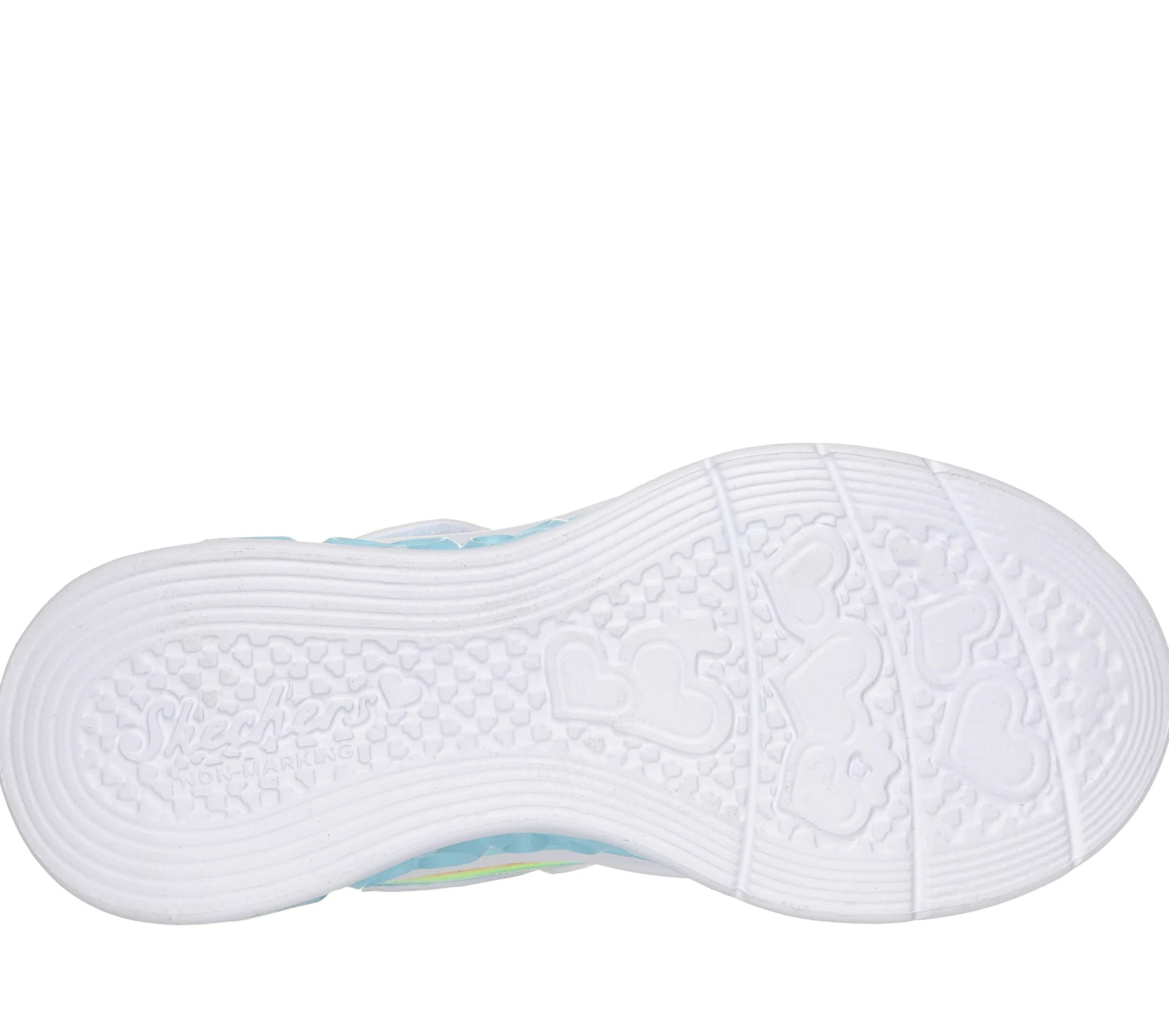 SKECHERS Flutter Heart Lights - Groovy Swirl>Niños Con Luces|Zapatillas