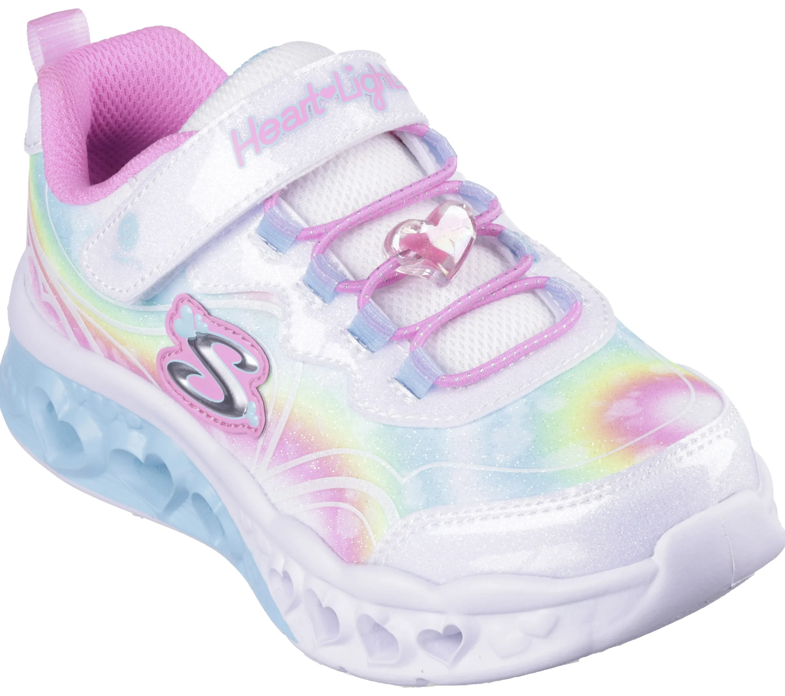 SKECHERS Flutter Heart Lights - Groovy Swirl>Niños Con Luces|Zapatillas