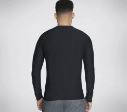 SKECHERS GO DRI All Day Long Sleeve Tee>Hombre Partes De Arriba|Partes De Arriba