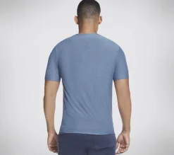 SKECHERS GO DRI All Day Tee>Hombre Partes De Arriba|Partes De Arriba