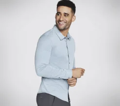 SKECHERS GO DRI Off Duty Button Down Shirt><noscript><img width=