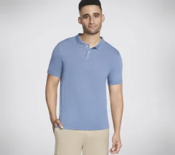 SKECHERS GO DRI Pima Signature Polo>Hombre Partes De Arriba|Partes De Arriba