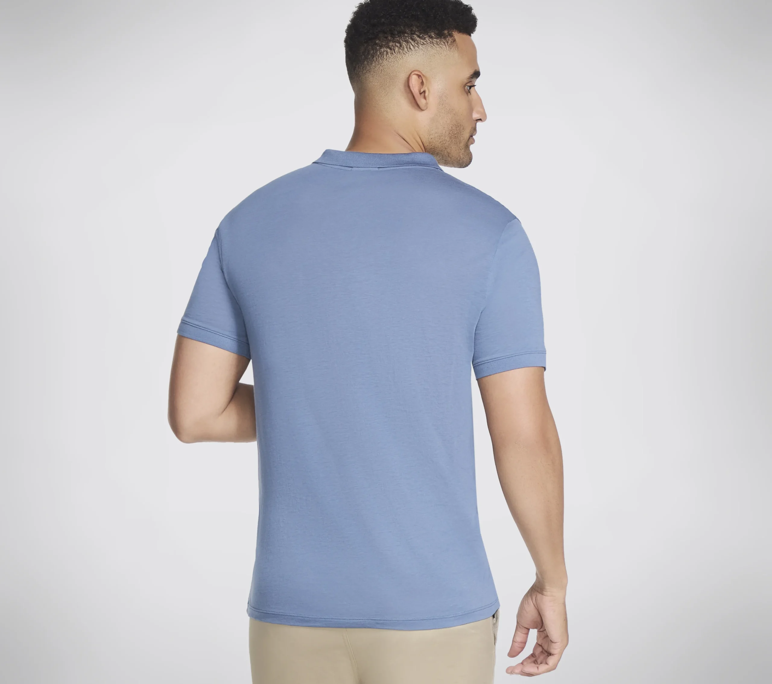 SKECHERS GO DRI Pima Signature Polo>Hombre Partes De Arriba|Partes De Arriba