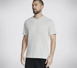 SKECHERS GO DRI Pima Signature V-Neck><noscript><img data-lazyloaded=