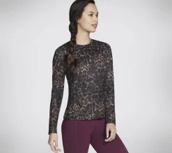 SKECHERS GO DRI Serene Cheetah Long Sleeve><noscript><img width=