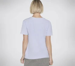 SKECHERS GO DRI SERENE V-Neck Tee>Mujer Tops Y Partes De Arriba|Tops Y Partes De Arriba