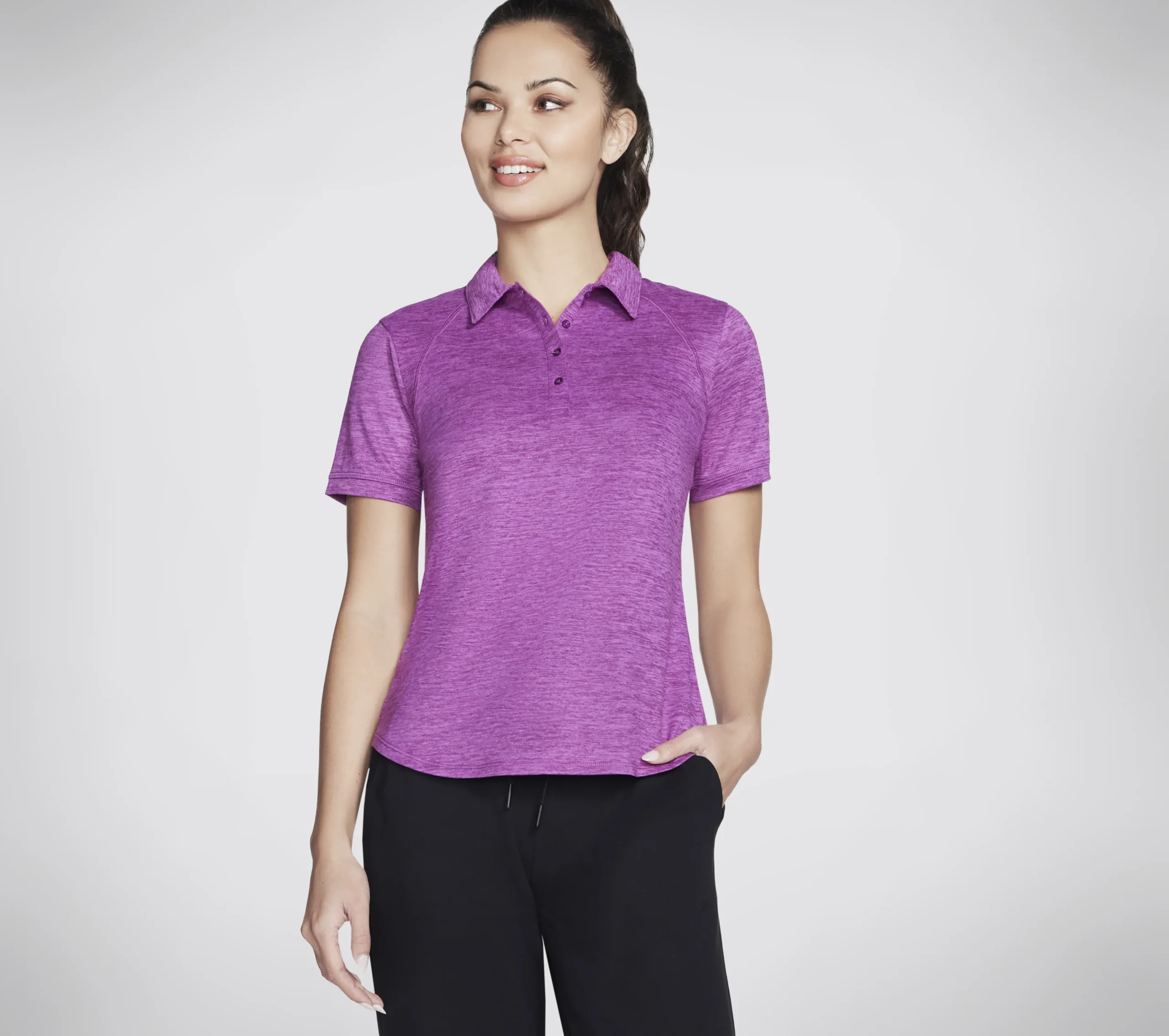 SKECHERS GO DRI SWIFT Club Polo>Mujer Tops Y Partes De Arriba|Tops Y Partes De Arriba