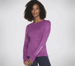 SKECHERS GO DRI Swift LS Crew>Mujer Tops Y Partes De Arriba|Tops Y Partes De Arriba