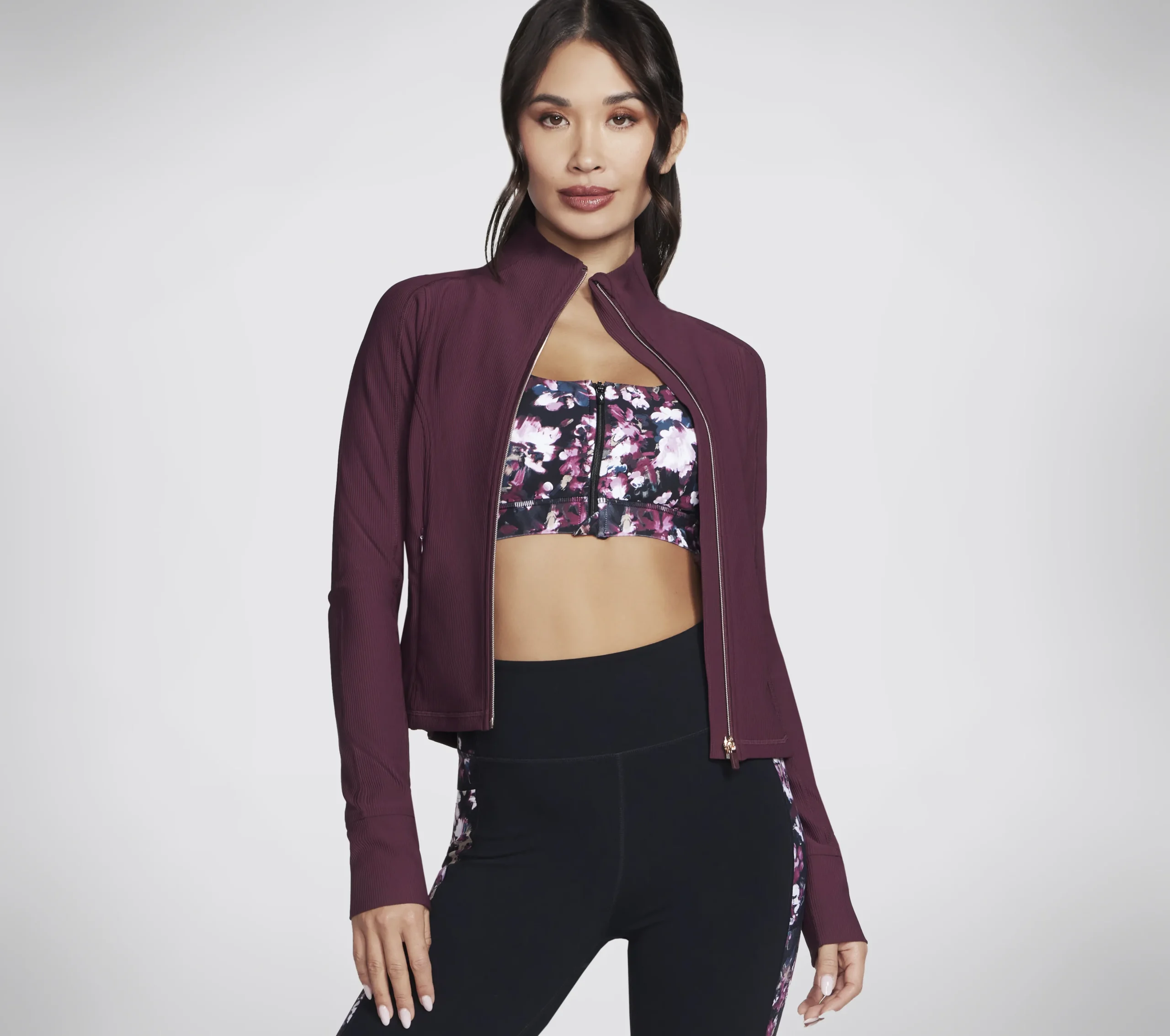 SKECHERS GO FLEX Rib Jacket>Mujer Tops Y Partes De Arriba|Tops Y Partes De Arriba