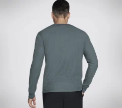 SKECHERS GO KNIT Waffle Henley>Hombre Partes De Arriba|Partes De Arriba