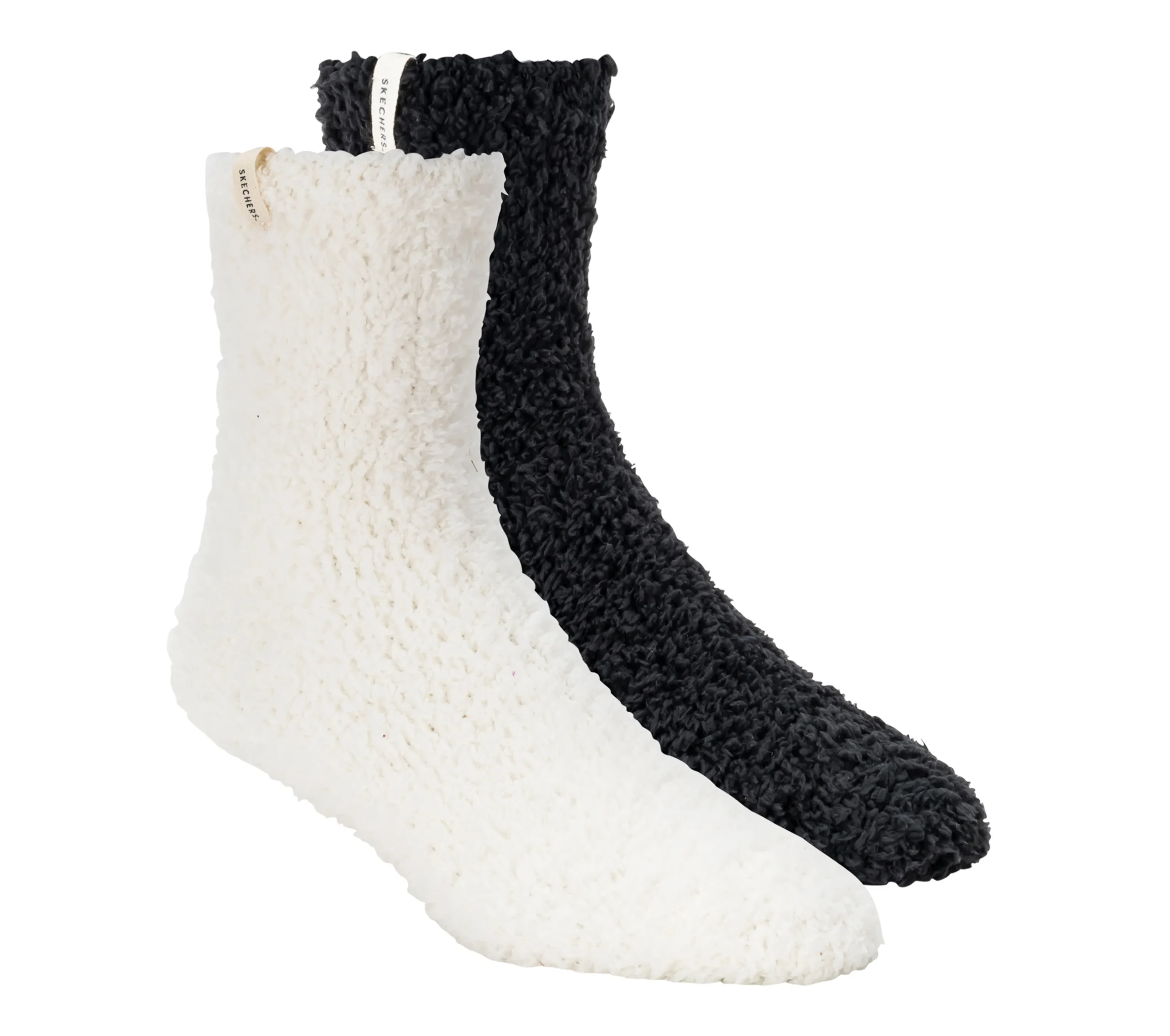 SKECHERS GO LOUNGE Furry Crew Socks - 2 Pack>Mujer Accesorios