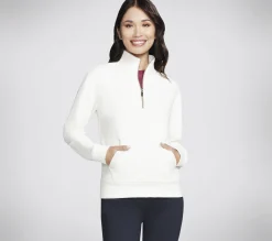 SKECHERS GO LUXE Rib 1/4 Zip>Mujer Tops Y Partes De Arriba|Tops Y Partes De Arriba