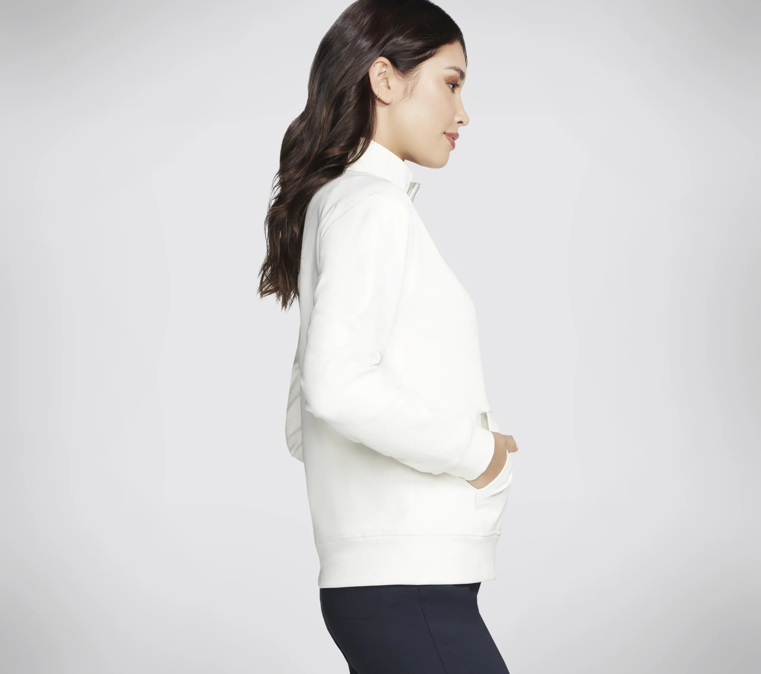 SKECHERS GO LUXE Rib 1/4 Zip>Mujer Tops Y Partes De Arriba|Tops Y Partes De Arriba