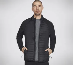 SKECHERS GO SHIELD Hybrid Jacket>Hombre Partes De Arriba|Partes De Arriba
