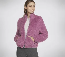SKECHERS GO SNUGGLE Sherpa Jacket>Mujer Tops Y Partes De Arriba|Tops Y Partes De Arriba