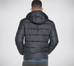 SKECHERS GO WALK Parkway Hooded Puffer>Hombre Partes De Arriba|Partes De Arriba