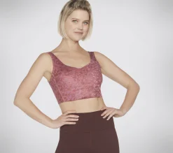 SKECHERS GOSCULPT Leopard Longline Bra>Mujer Tops Y Partes De Arriba|Tops Y Partes De Arriba