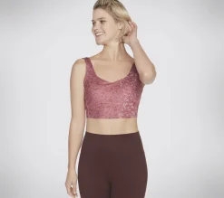 SKECHERS GOSCULPT Leopard Longline Bra><noscript><img width=