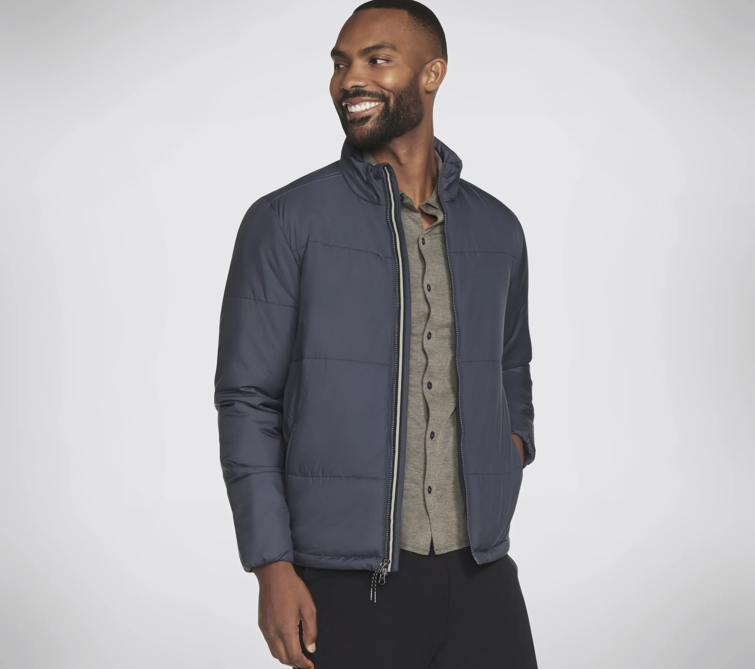 SKECHERS GOSHIELD ELEMENT JACKET>Hombre Partes De Arriba|Partes De Arriba