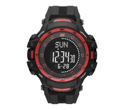 SKECHERS Grandpoint Black & Red Watch>Hombre Relojes|Accesorios