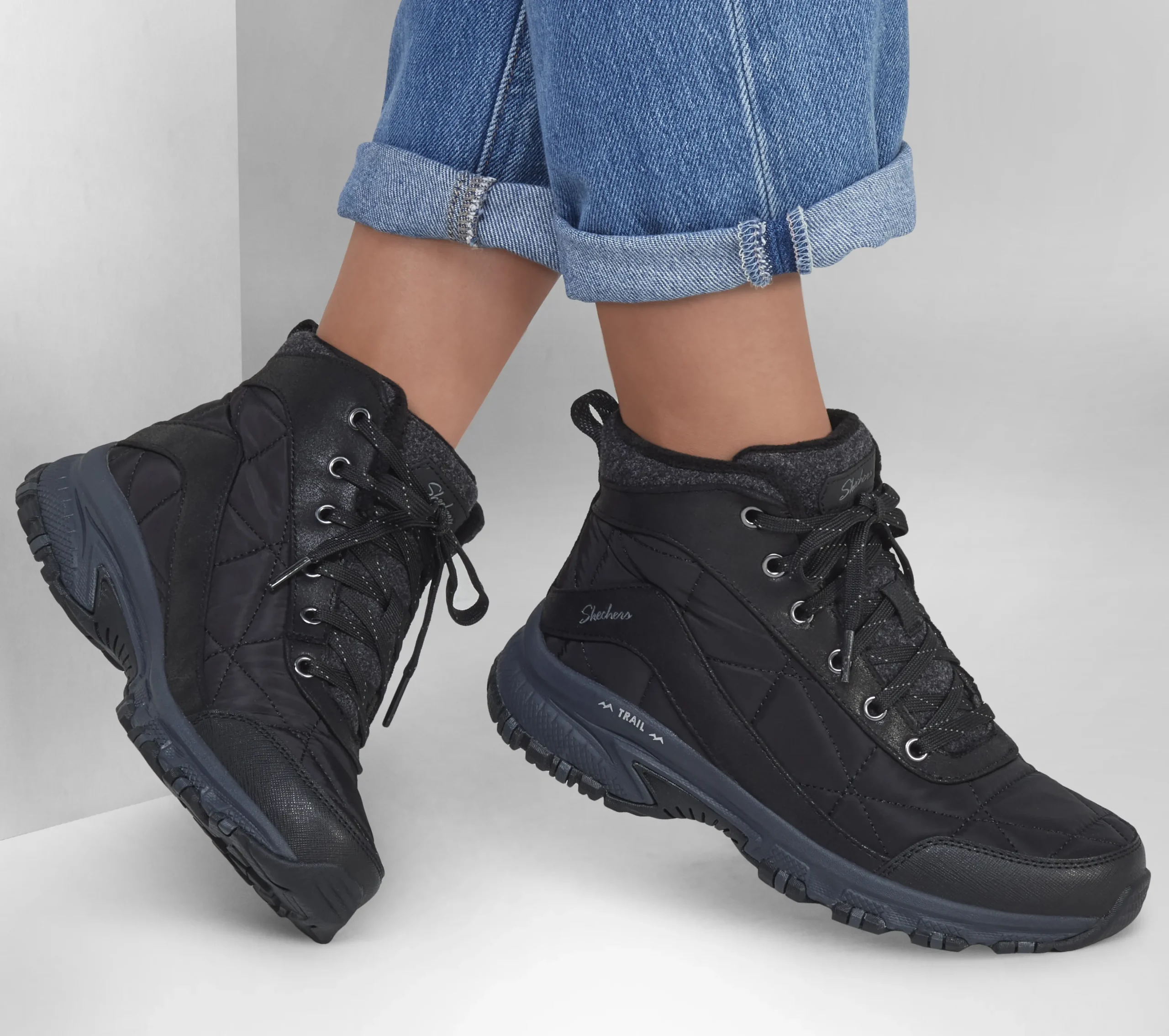 SKECHERS Hillcrest - New Traveler>Mujer Con Cordones|Botas