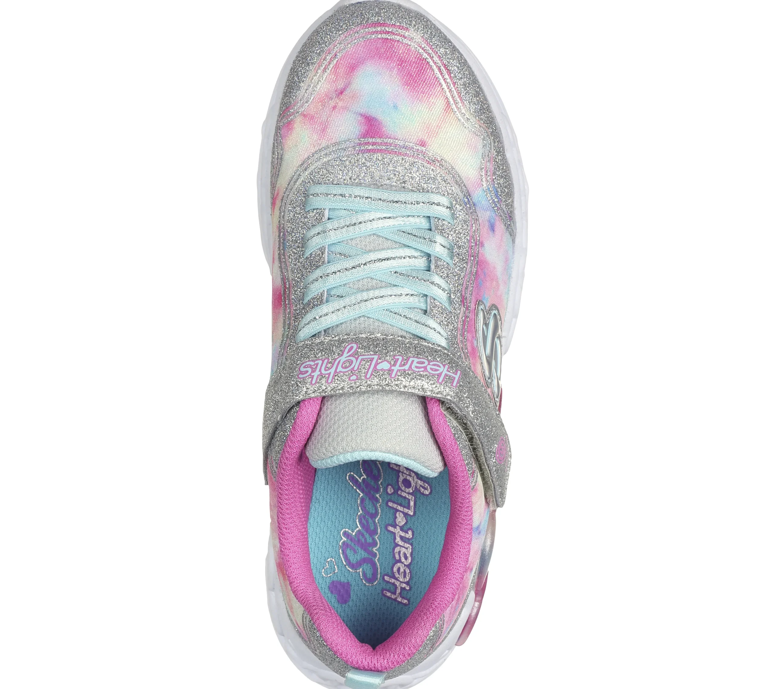 SKECHERS Infinite Heart Lights - Color Lovin>Niños Con Luces|Zapatillas