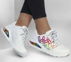 SKECHERS JGoldcrown: Uno 2 - Floating Love>Mujer Con Cordones|Zapatillas Casual