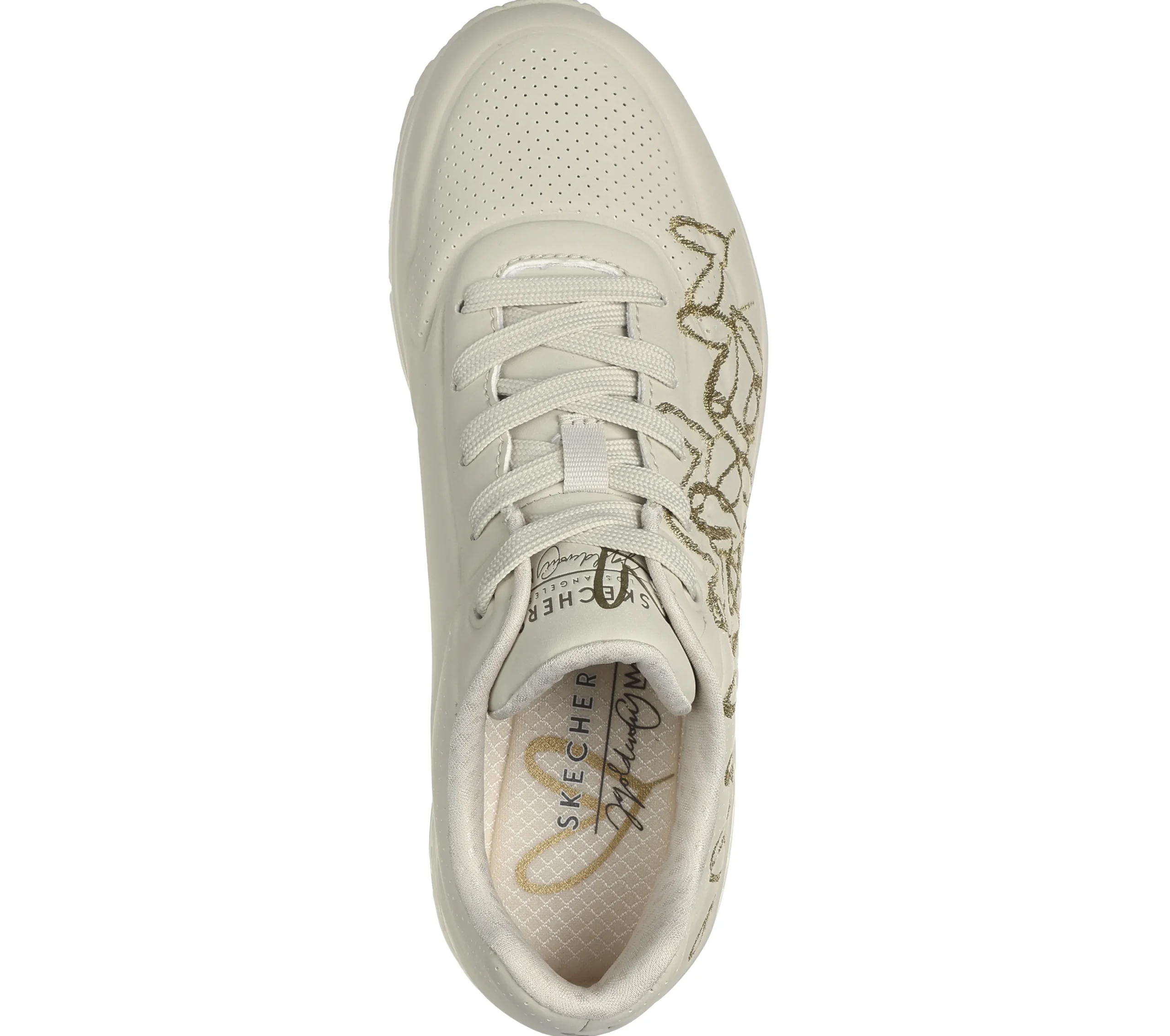 SKECHERS JGoldcrown: Uno - Golden Heart>Mujer Con Cordones|Zapatillas Casual