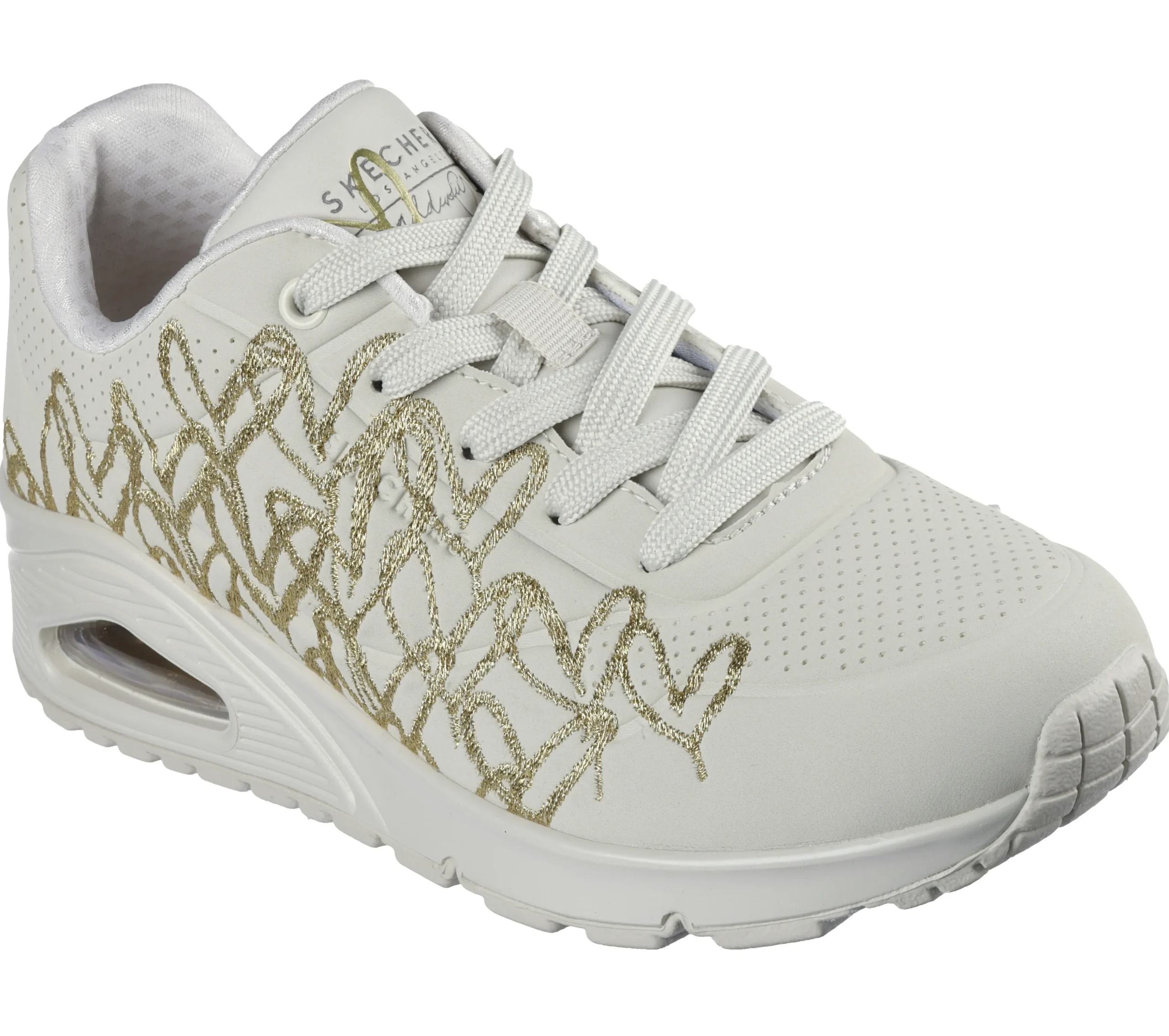 SKECHERS JGoldcrown: Uno - Golden Heart>Mujer Con Cordones|Zapatillas Casual