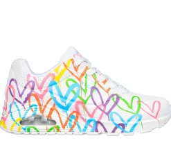 SKECHERS JGoldcrown: Uno - Highlight Love>Mujer Con Cordones|Zapatillas Casual