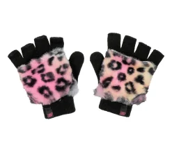 SKECHERS Leopard Kitty Faux Fur Mittens>Niños Accesorios Para El Frío|Accesorios Para El Frío