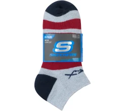 SKECHERS Low Cut Super Soft Socks - 6 Pack>Niños Calcetines|Calcetines