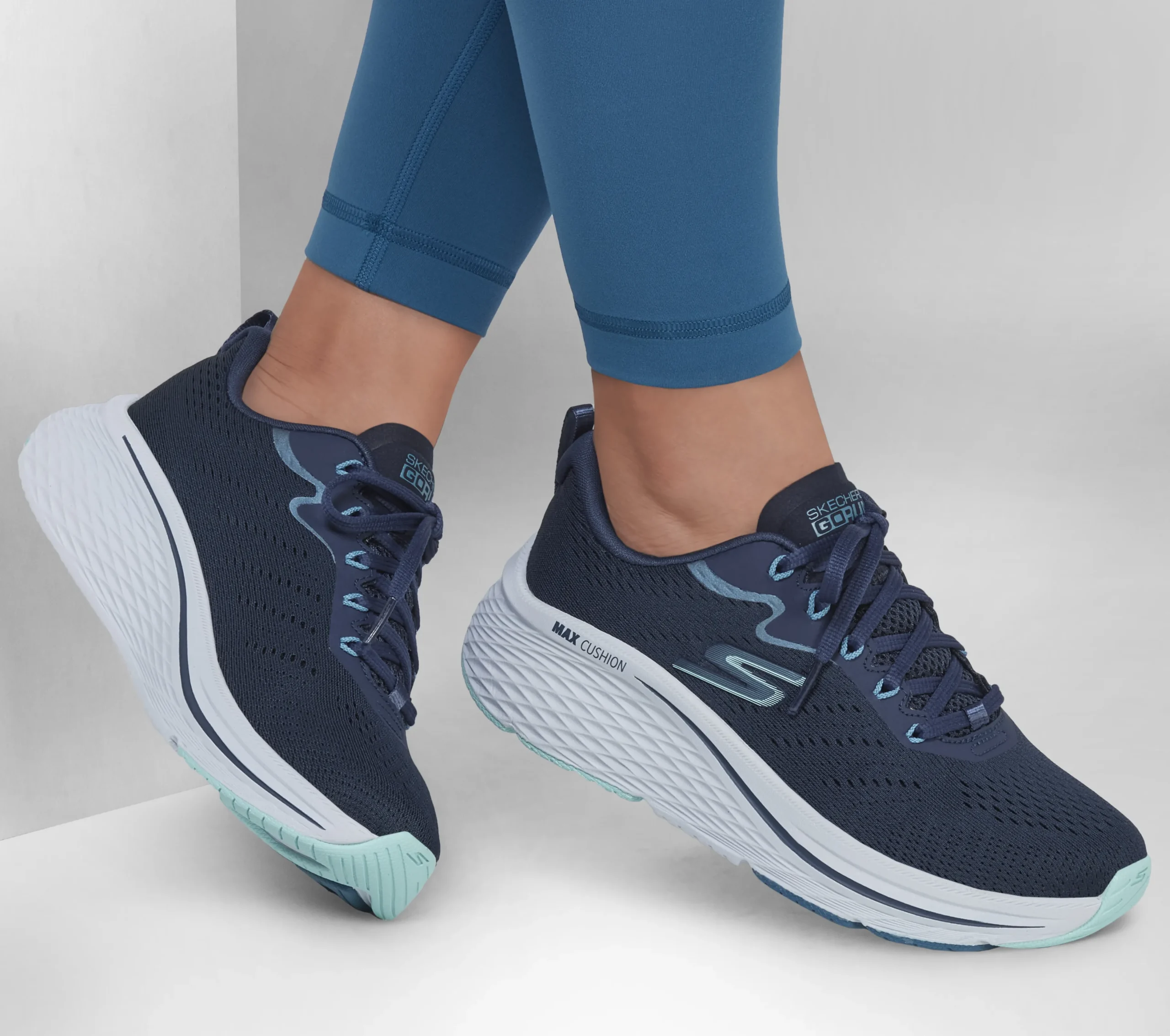 SKECHERS Max Cushioning Elite 2.0 - Levitate>Mujer Con Cordones|Zapatillas De Deporte