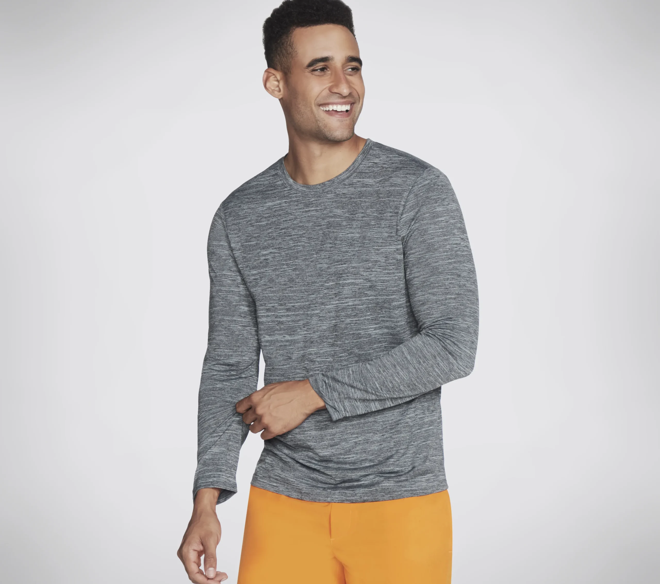 SKECHERS On The Road Long Sleeve>Hombre Partes De Arriba|Partes De Arriba