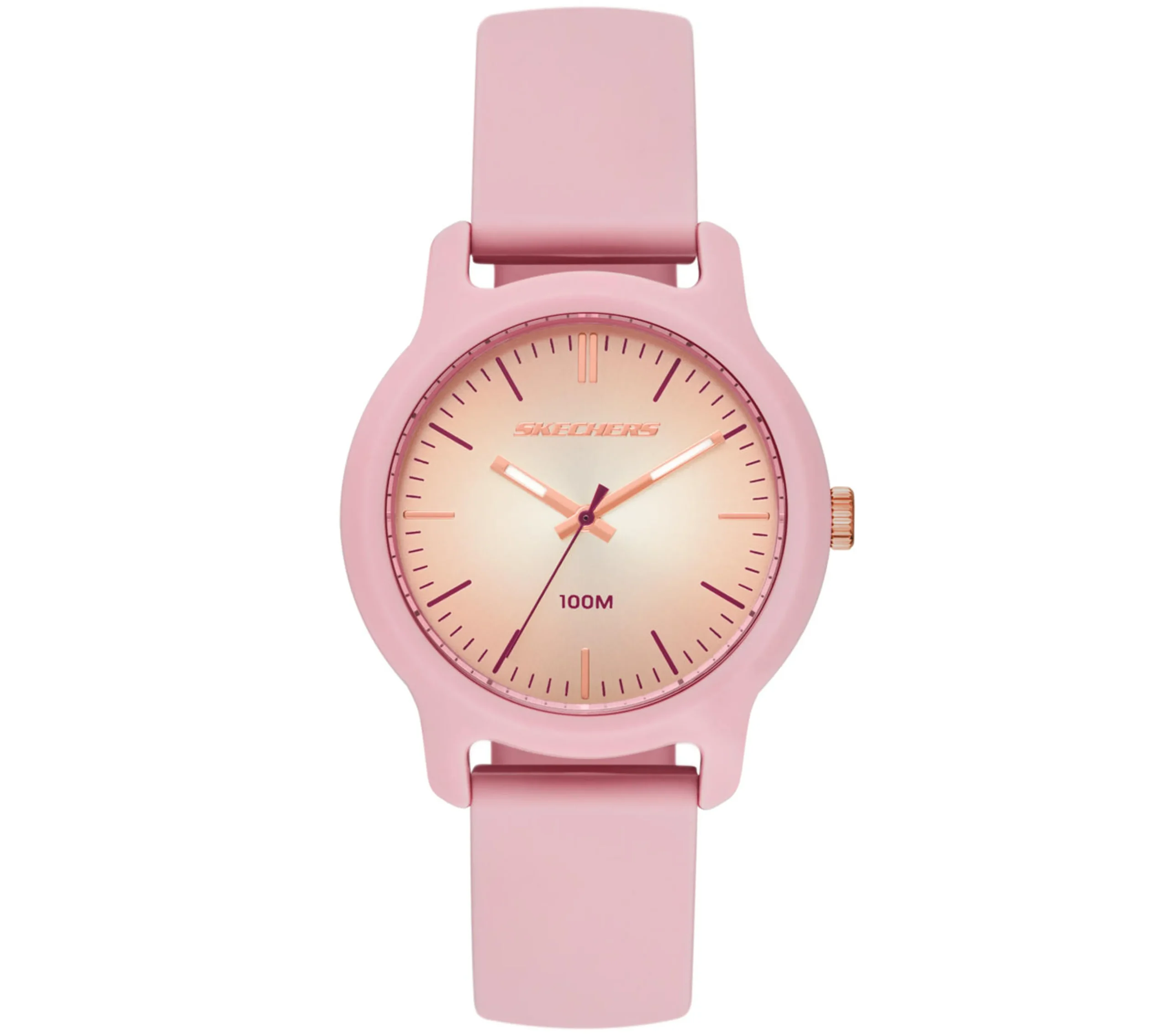 SKECHERS Ostrom Gold Pink Burg Watch>Mujer Relojes|Accesorios