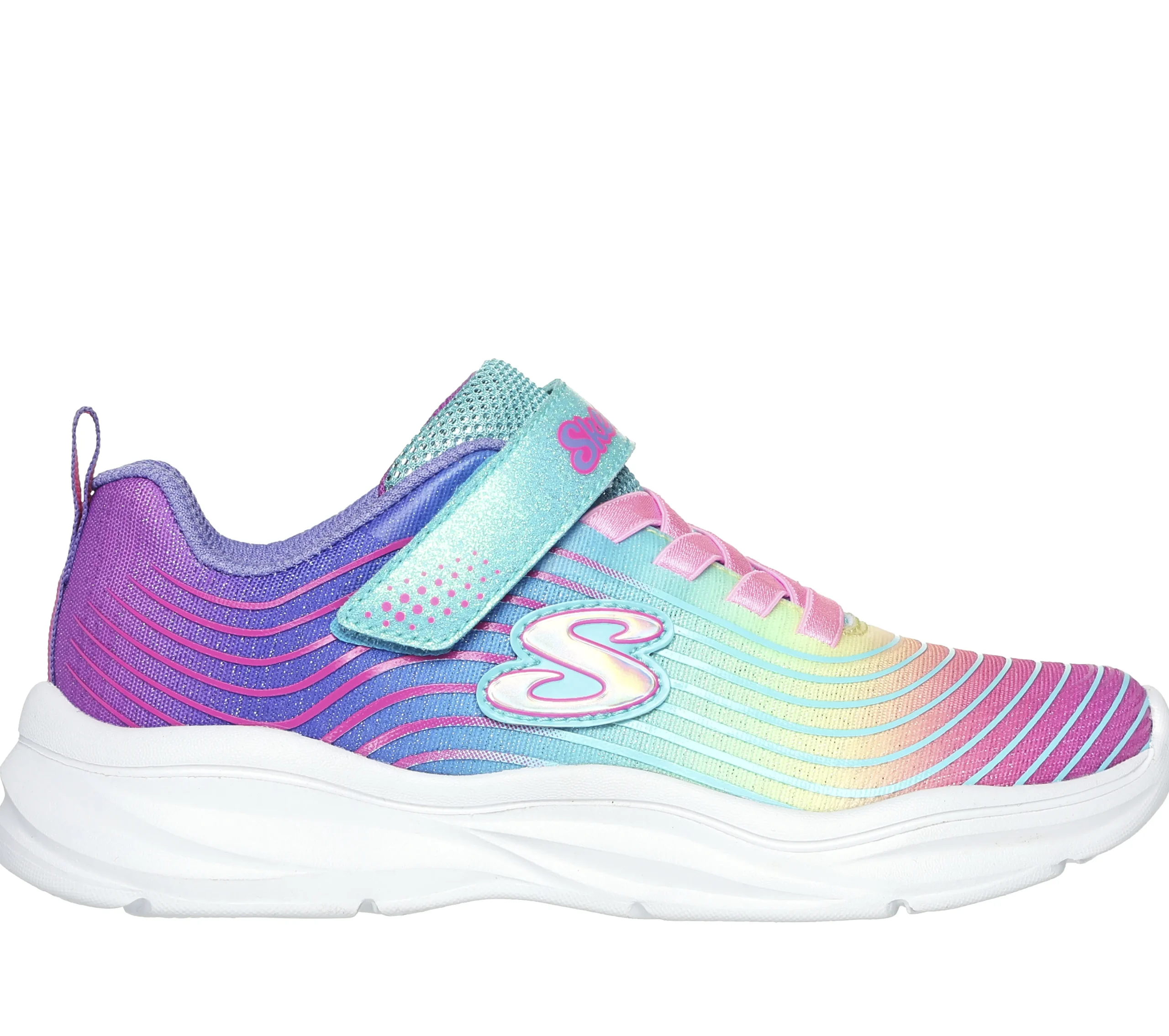 SKECHERS Power Jams - Pastel Speed>Niños Sin Cordones|Zapatillas