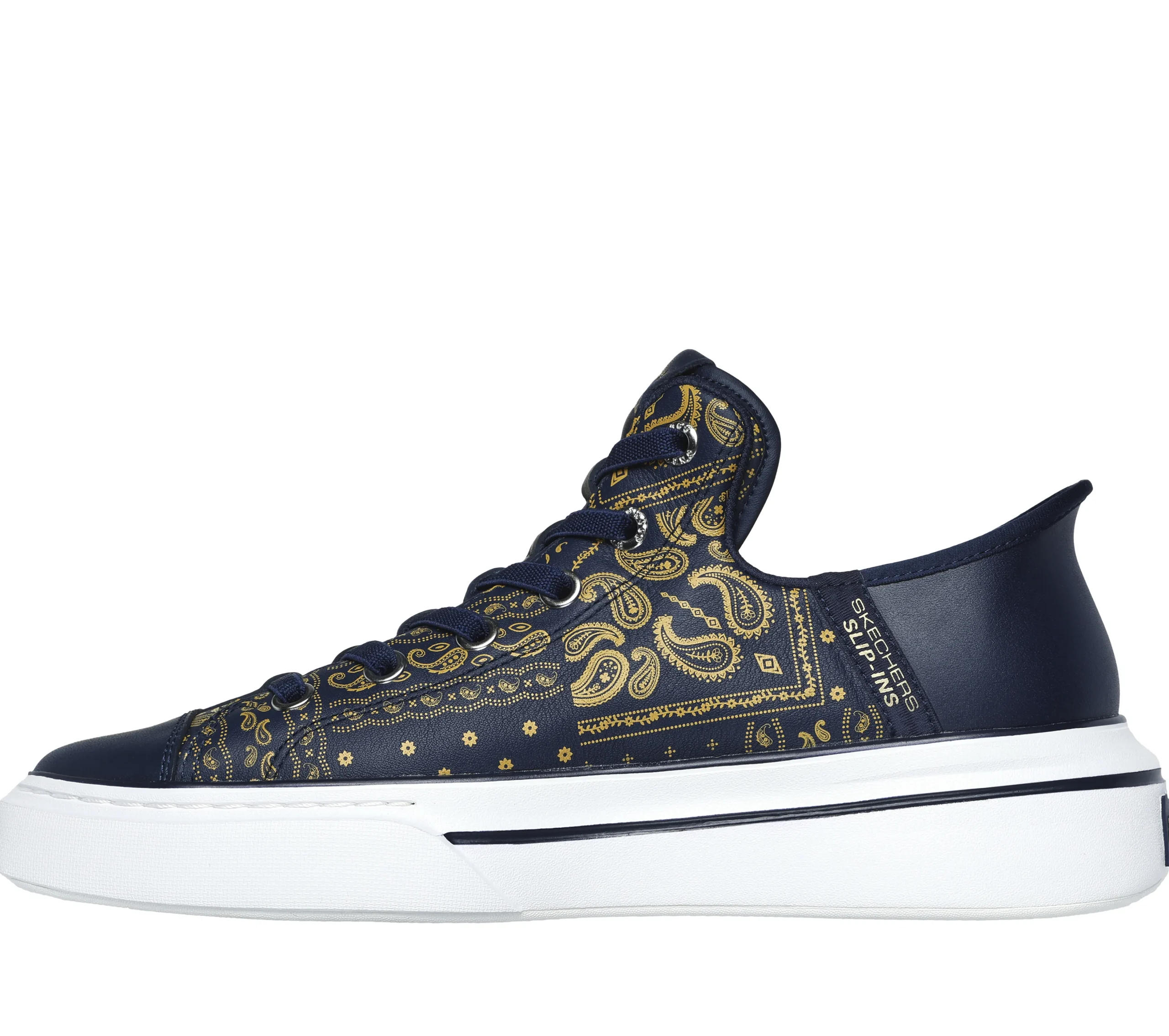 SKECHERS Premium Leather Slip-ins Snoop One - Double G>Hombre Sin Cordones|Zapatillas Casual