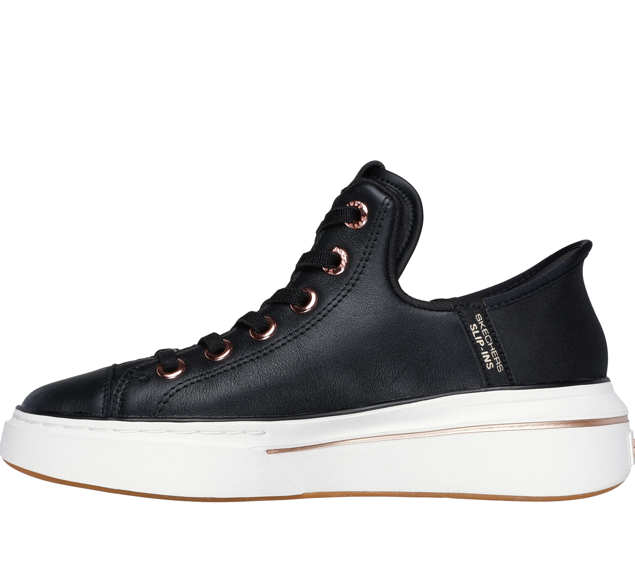 SKECHERS Premium Leather Slip-ins Snoop One - OG>Mujer Hands Free Slip-Ins|Zapatillas Casual