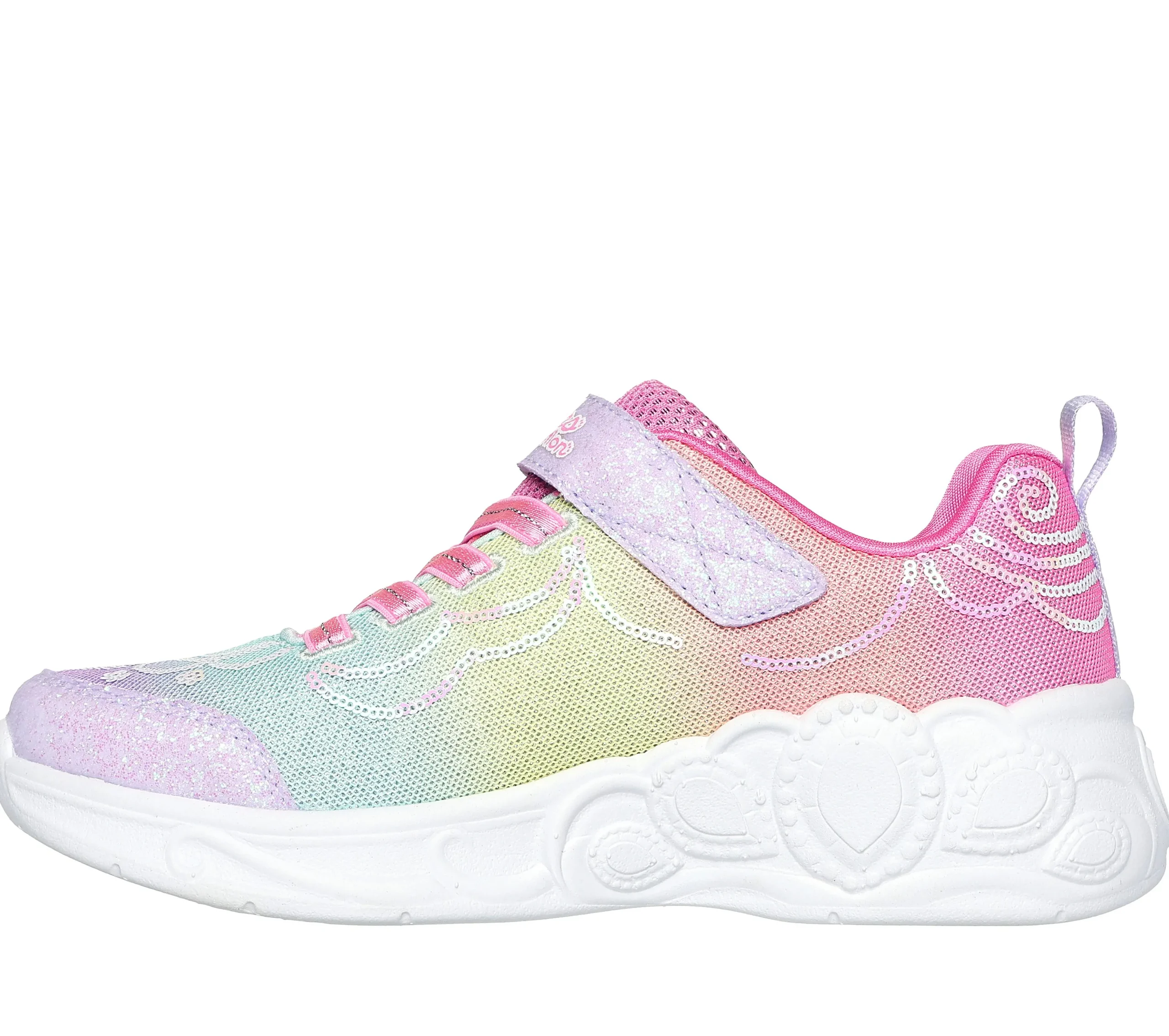 SKECHERS Princess Wishes>Niños Sin Cordones|Con Luces