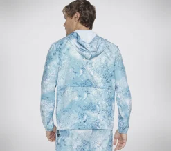SKECHERS Razor Printed Full Zip Jacket>Hombre Partes De Arriba|Partes De Arriba
